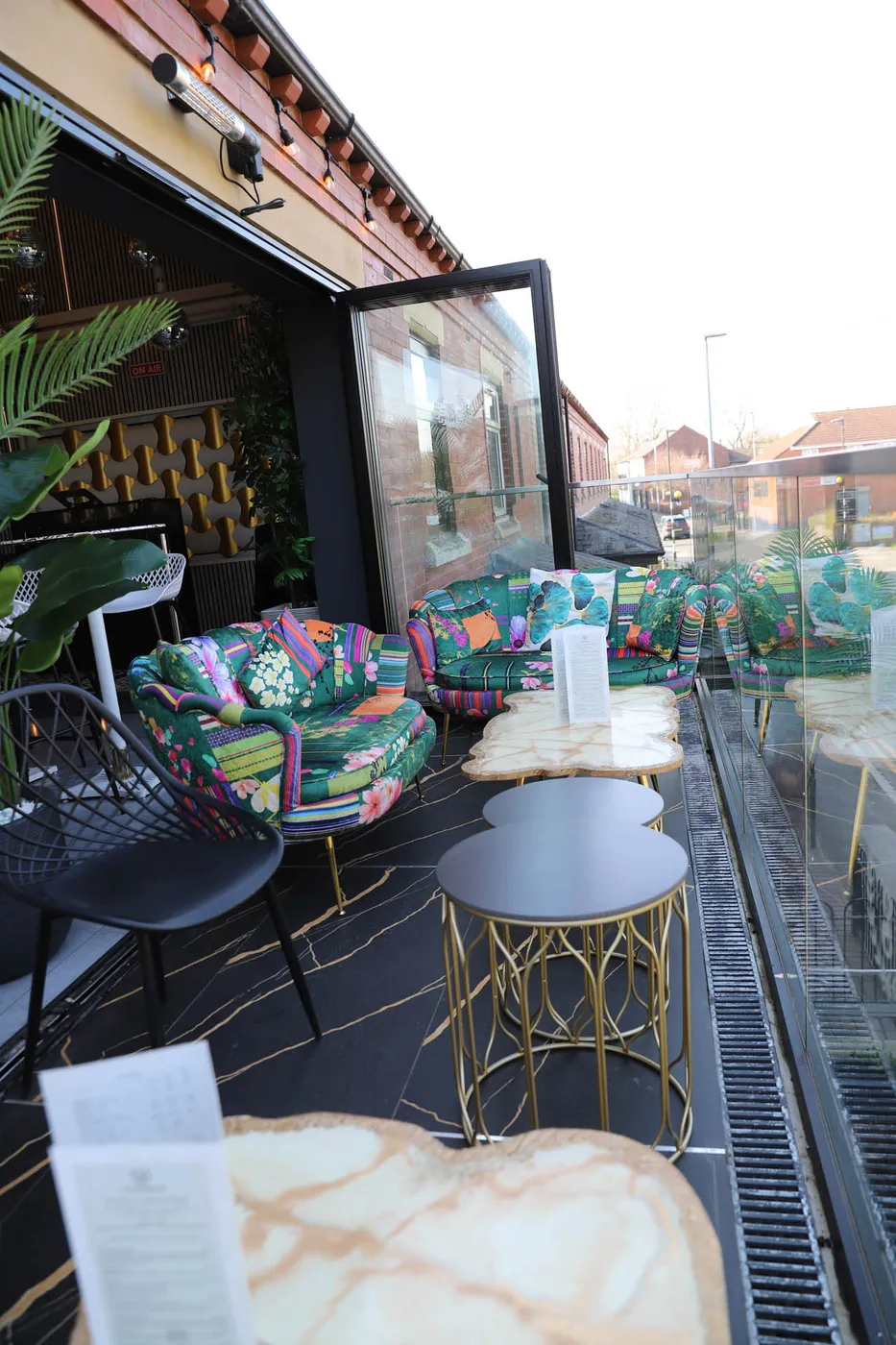 The terrace lounge